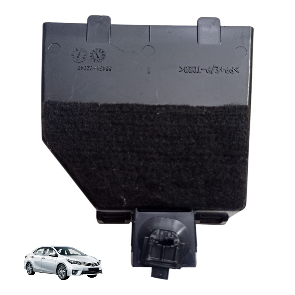 Porta objeto cinzeiro tomada 12v toyota corolla 2015 2018