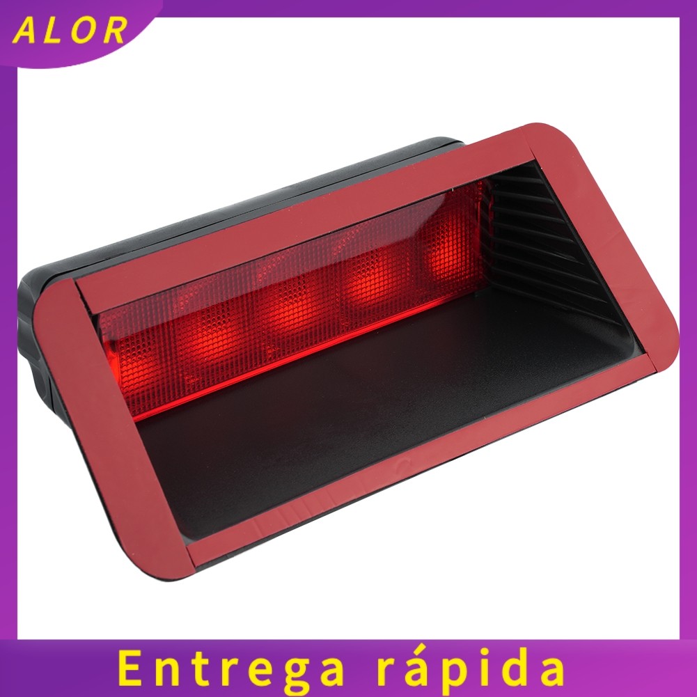 [ALOR] Auto Car Vermelho 5-LED Cauda Traseira 3a Luz De Parada De Freio Lâmpada De Nevoeiro Universal Novo