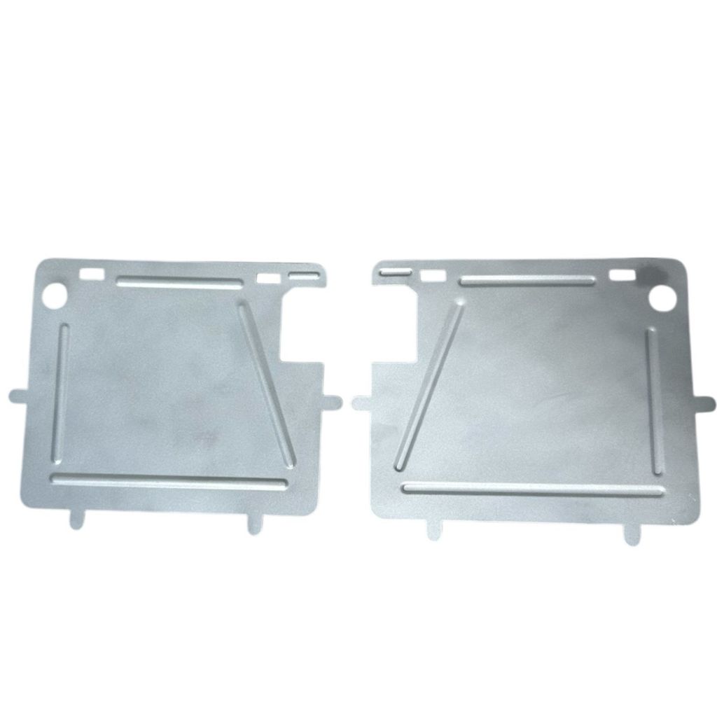 kit 10 Suportes Reforço Protetor De Placa De Aço Moto Mercosul