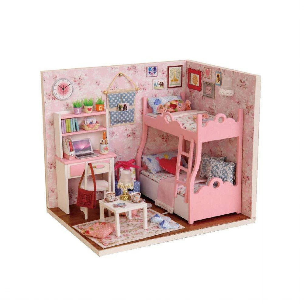 Miniatura importada [10185] DIY - Miniature DollHouse Furniture with Lights - Mood for love