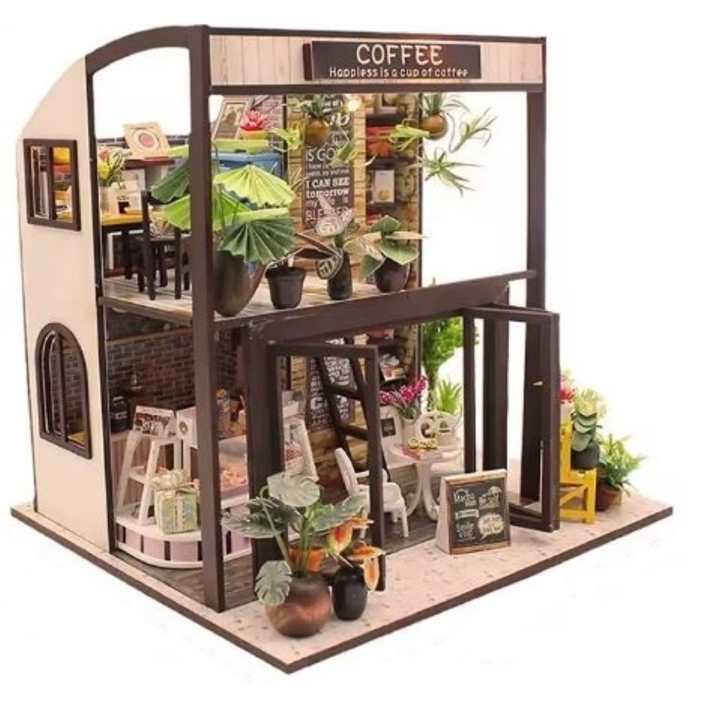 Miniatura importada [21987] DIY - Miniature DollHouse - Coffee Place