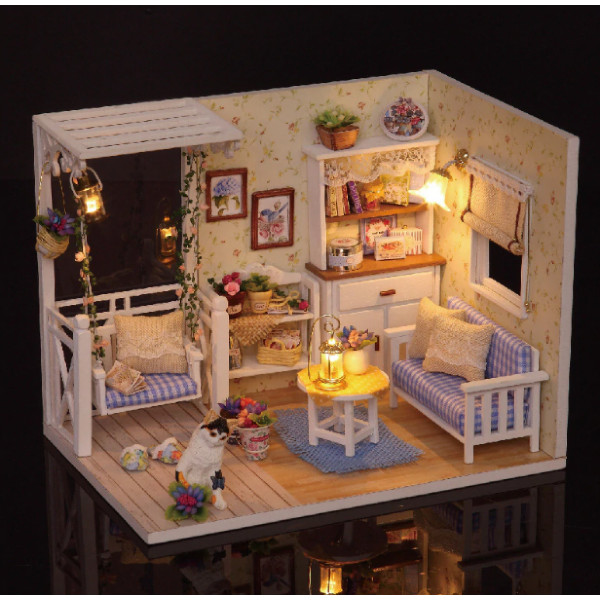 Miniatura importada [10621] DIY - Miniature DollHouse Cat Diary
