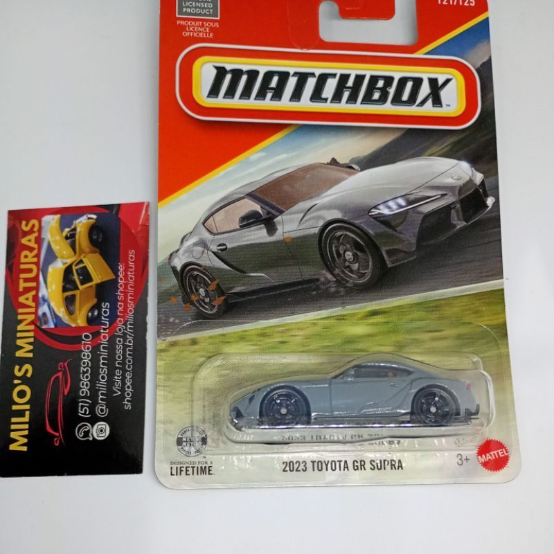 Miniatura Carrinho Matchbox 2023 Toyota GR Supra 121/125
