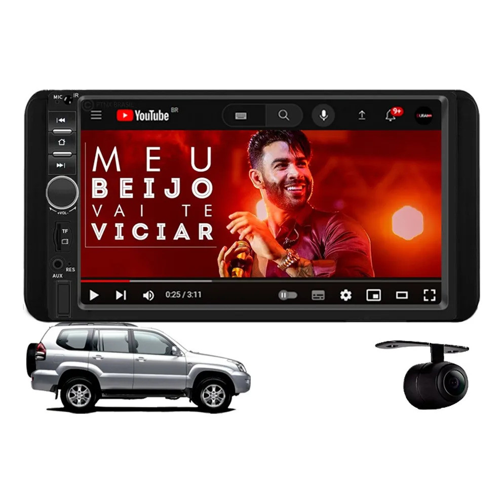 Central Multimídia Toyota Land Cruiser Prado 2004 À 2009