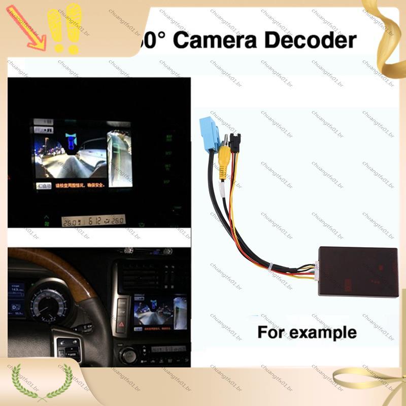 [Promover C] Carro LVDS Para CVBS Cabo 360 Panorâmica Câmera De Ré Decodificador Caixa Canbus Prado 150 Kits De Acessóri