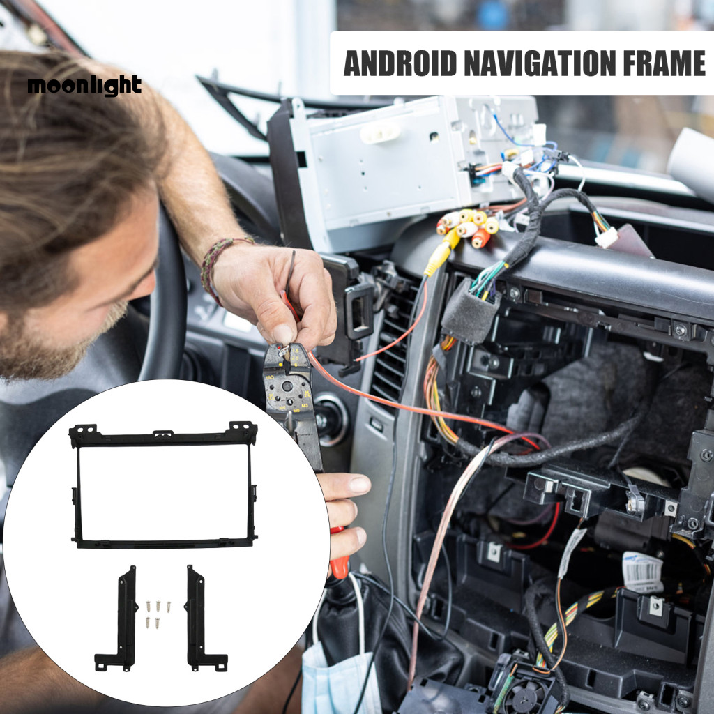 9 Inch Android Radio Dash Kit for Toyota Prado 120 2009 Car Stereo Installation Fascia Panel with Mounting Brackets Scre