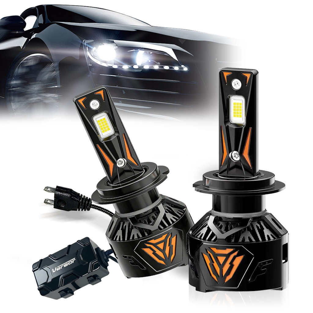 Lâmpada LED Para Farol De Carro YZ06 Super Bright 300W 80000lm 6000k-Compatível Com H1/H3/H4/H7/H11/9005/9006