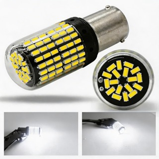 2Pcs 1156 BA15S LED Bulb 144SMD 21W 6000K Super Bright Turn Signal Brake Light 12-48V