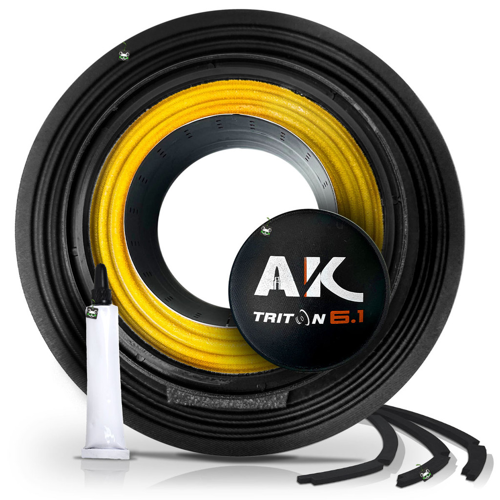 Kit Reparo Triton 12AK6100 Alto Falante 4 Ohms 3050w 12 polegadas