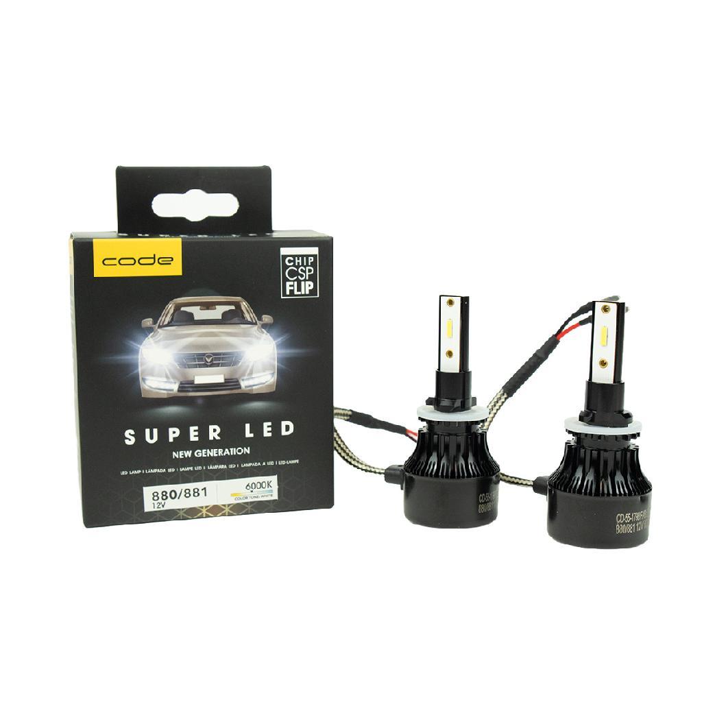 Super Led Code 12v Csp 6000k 880/881 C/2