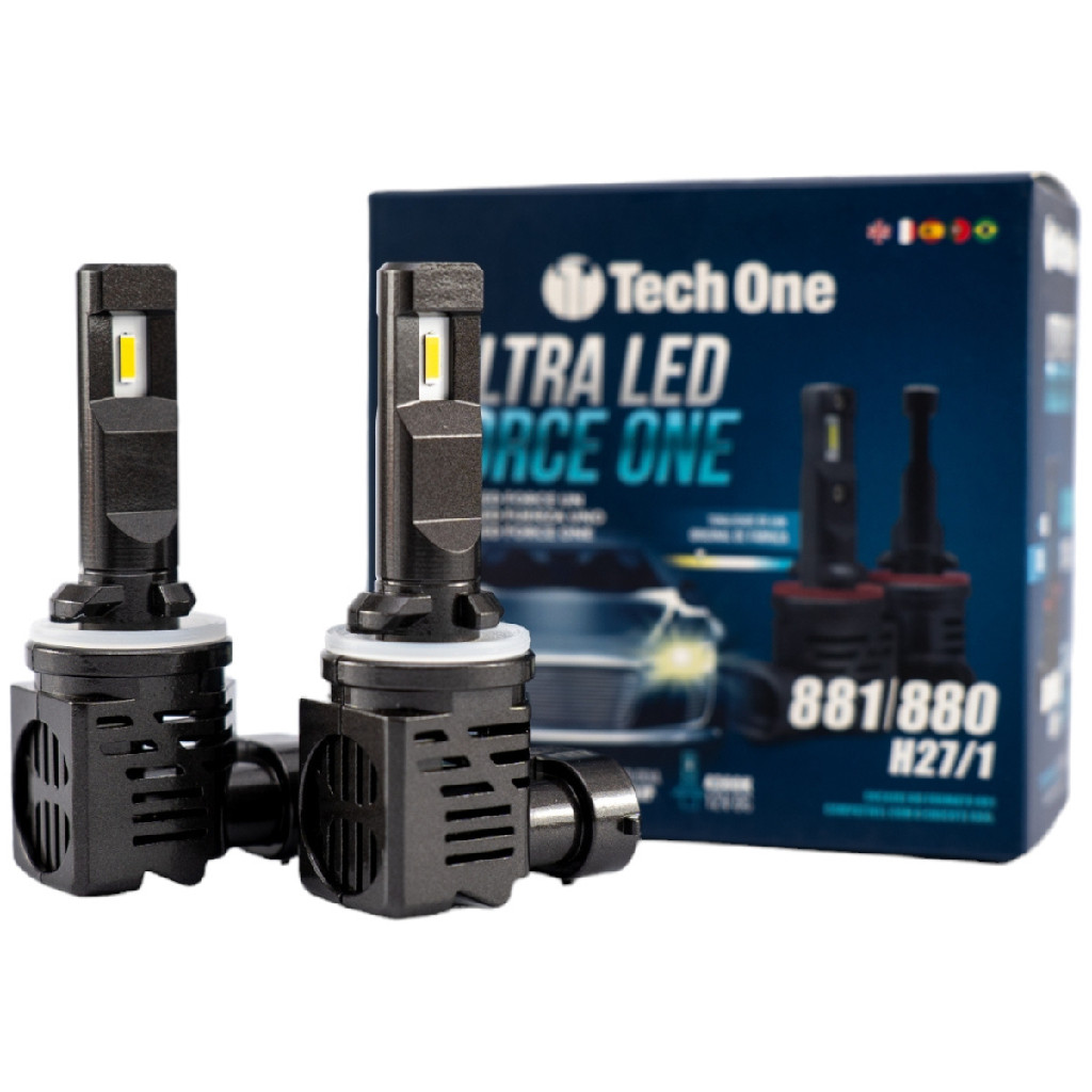 Lampada Ultra LED 880/881 Ultra Led Force One 12v Pgj13 6000k T1