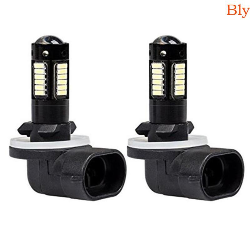 Bly 2PCS 30SMD 4014 880 881 889 H27 30-SMD LED Lâmpadas Substituição Para Faróis Neblina Carro