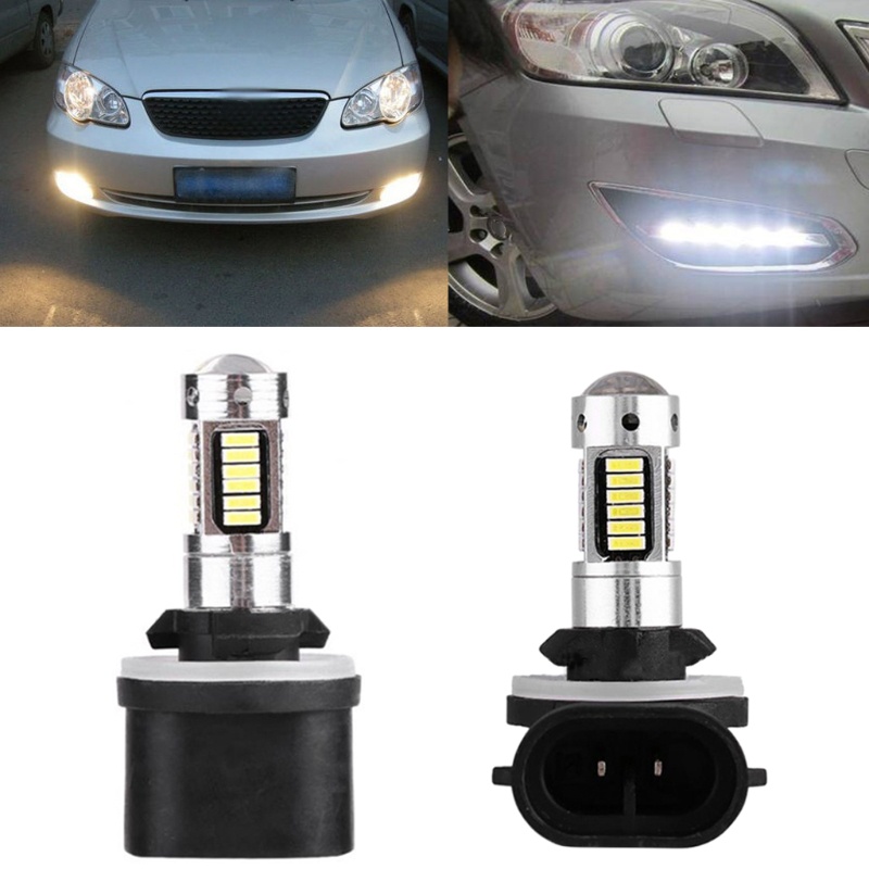 Estone 1 Par 12V 550LM H3 H1 881 880 Luzes Nevoeiro Do Carro Lâmpada DRL H27 6500k LED Luz Condução Automática