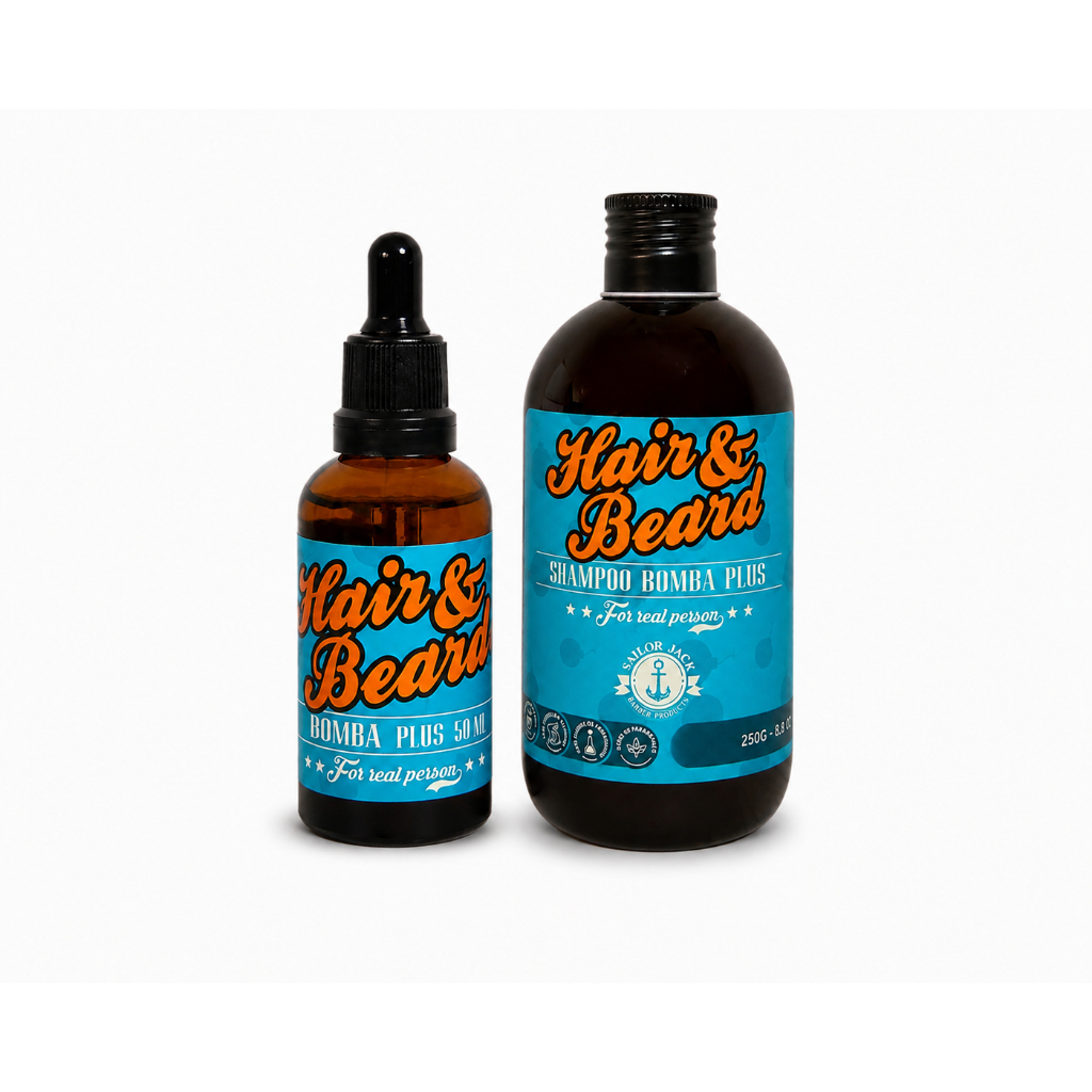 Kit Shampoo Bomba 250g + Tônico Bomba 50ml Sailor Jack