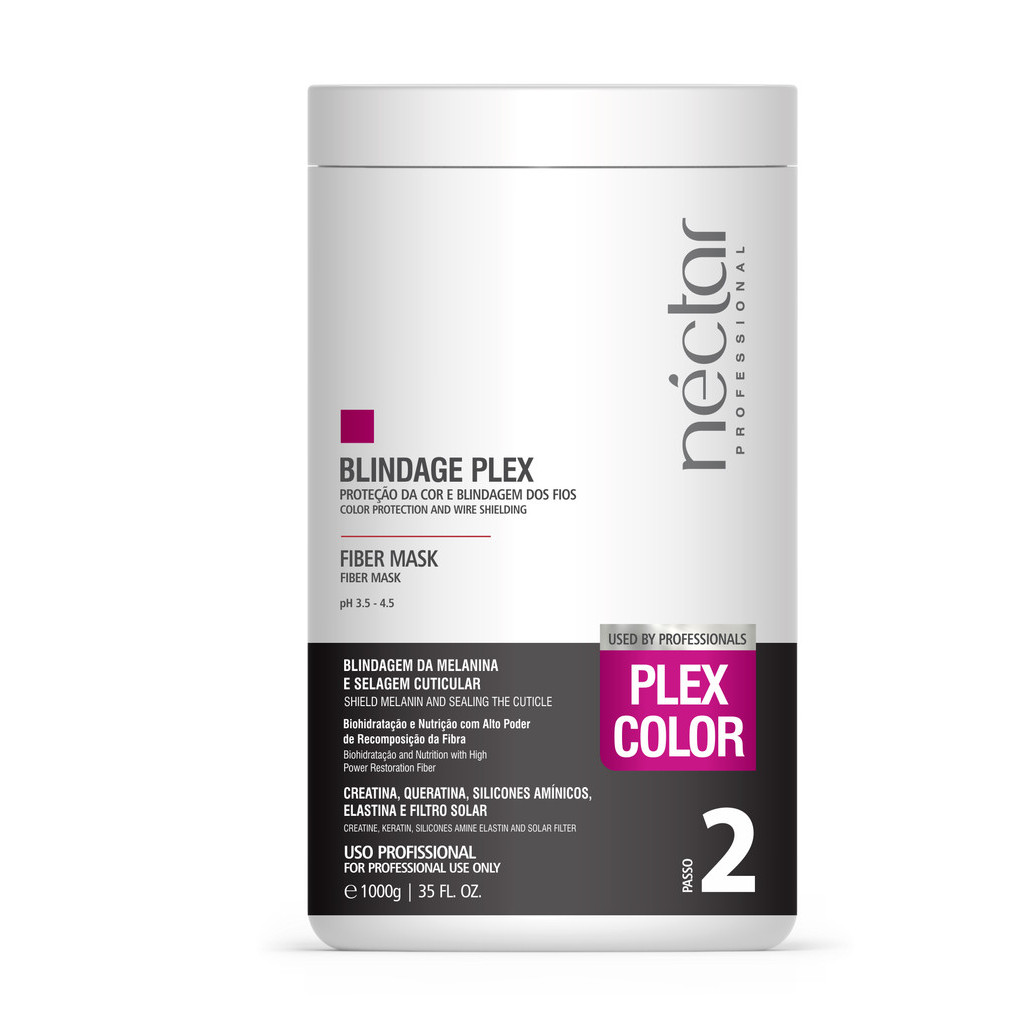 Néctar Professional Blindage Plex Color Máscara Fiber 1Kg