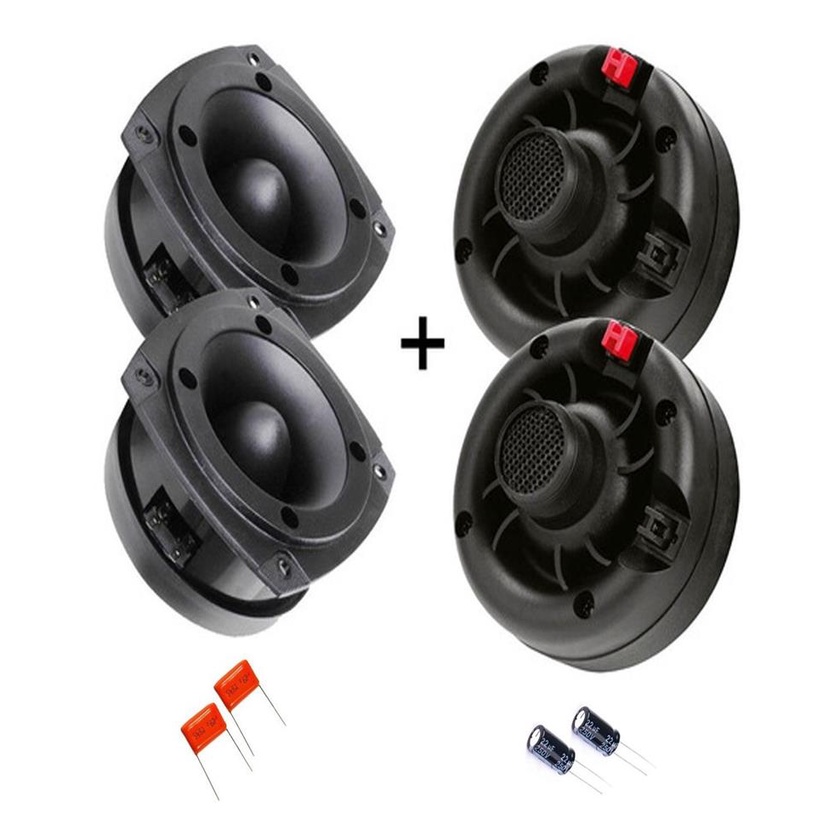 02 Driver + 02 Tweeter Triton Hipnos Light + Capacitores
