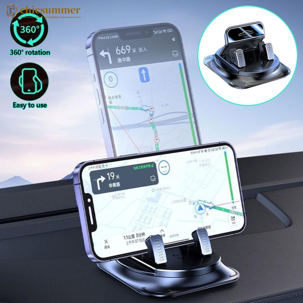 CHICSUMMER Universal Carro 360 Graus Rotação Livre Montagem Do Telefone Painel Suporte Anti Deslizamento Head-Up Navegaç