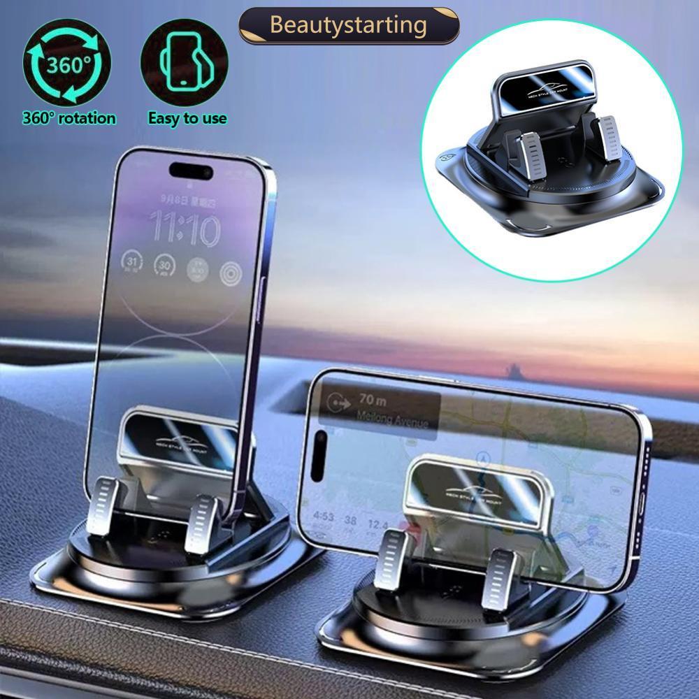 BEAUTYSTARTING Universal Car 360 Graus Rotação Livre Montagem De Telefone Painel Suporte Antiderrapante Head-Up Navegaçã