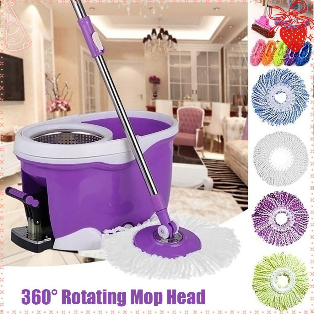 Mop Head Suprimentos De Cozinha 360 ° Escova Rotativa De Microfibra Doméstica