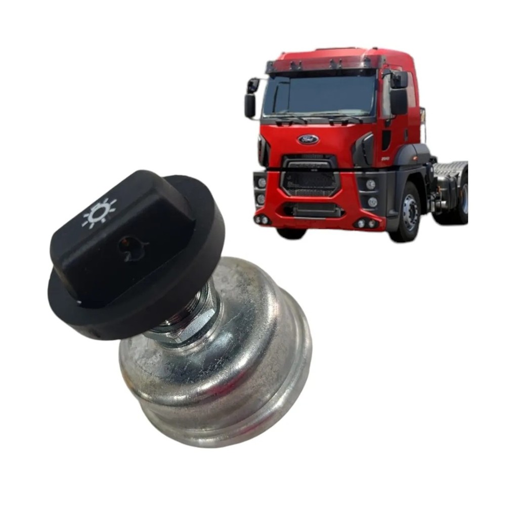 Chave De Luz Do Farol E Painel Ford Novo Cargo - 2012/2019