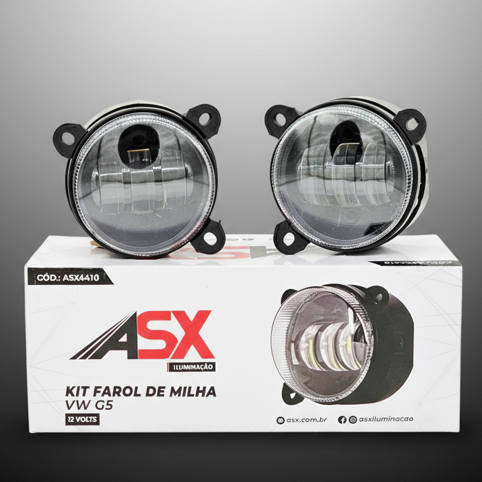 Farol de Milha Led Linha VW G5 40w 5.000 Lm -- ASX4410