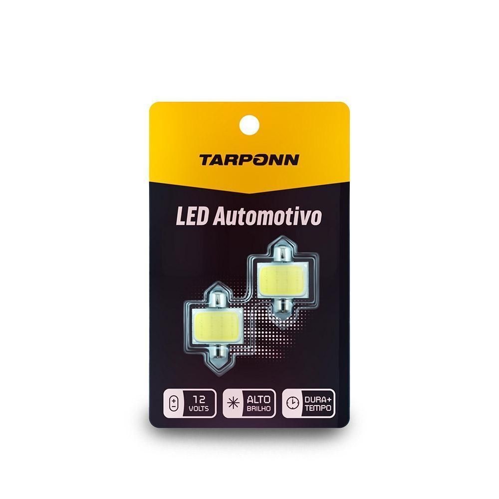 Par Lâmpada Led Torpedo Sj Cob 12c 31mm 6000k Tarponn