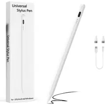 Caneta Touch Pen Universal para Tablet e Celular Compatível com iOS e Android – Ponta Fina e Alta Sensibilidade