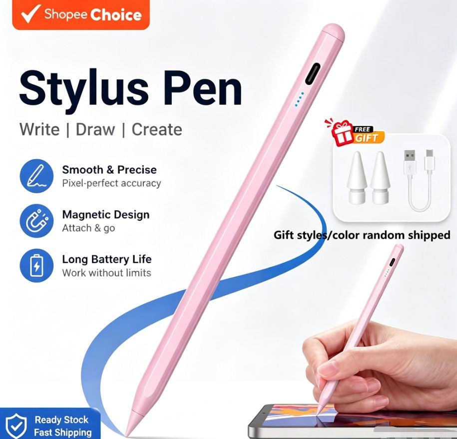 Caneta Stylus Universal para Telefones e Tablets Android e iOS, Compatível com Xiaomi, Huawei, Honor