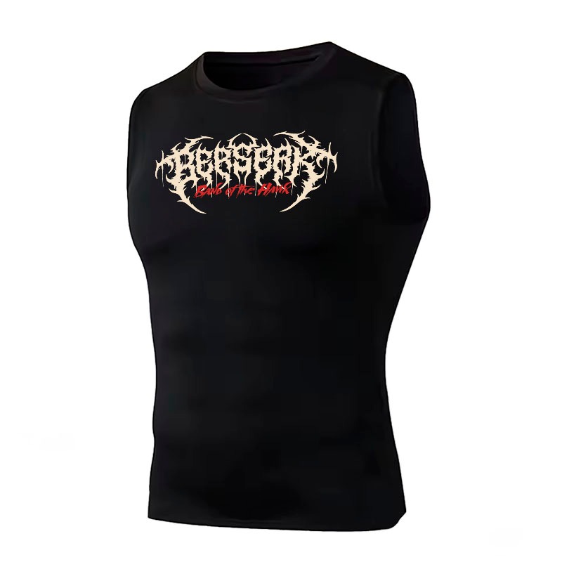 Camiseta Regata Compressão Academia Gym Arte Anime Bersek Band Of The Hawk Treino Anime