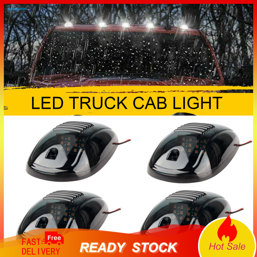 Led Truck Cab Light Weatherproof Wireless Solar Powered Roof with Wire Harness – Waterproof Running Top Marker Lamp Re