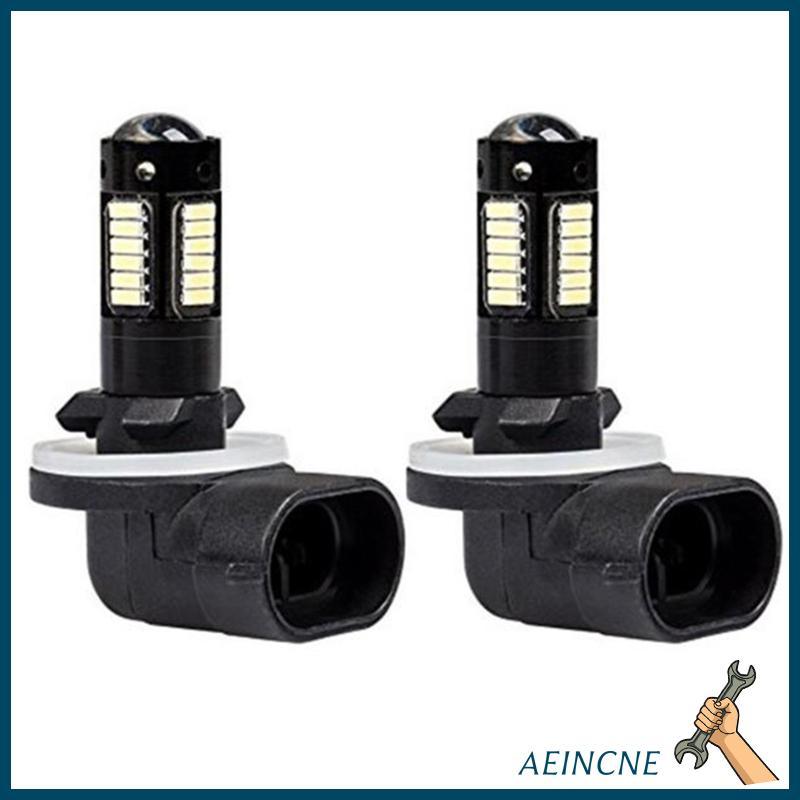 AEIN 2PC Potência 30-SMD 4014 880 881 889 H27 Lâmpadas LED Substituição Branco Luzes Nevoeiro Do Carro DRL 4014 25