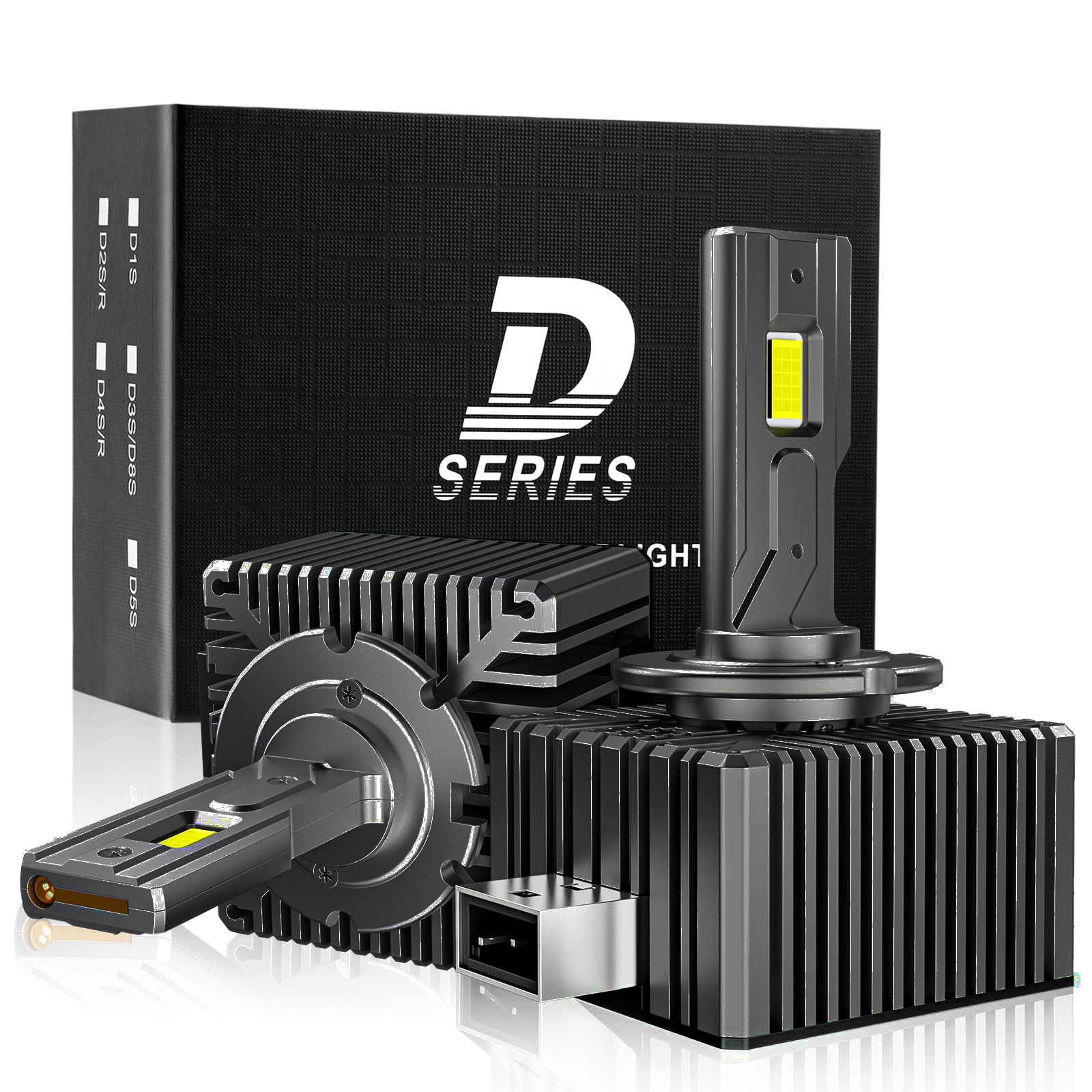2pcs 30000lm D1s D3s Farol 35w D2s D2r D4s D4r D5s D8s Lâmpadas Led Canbus Luzes Led Para Carros 6000k Plug&Play