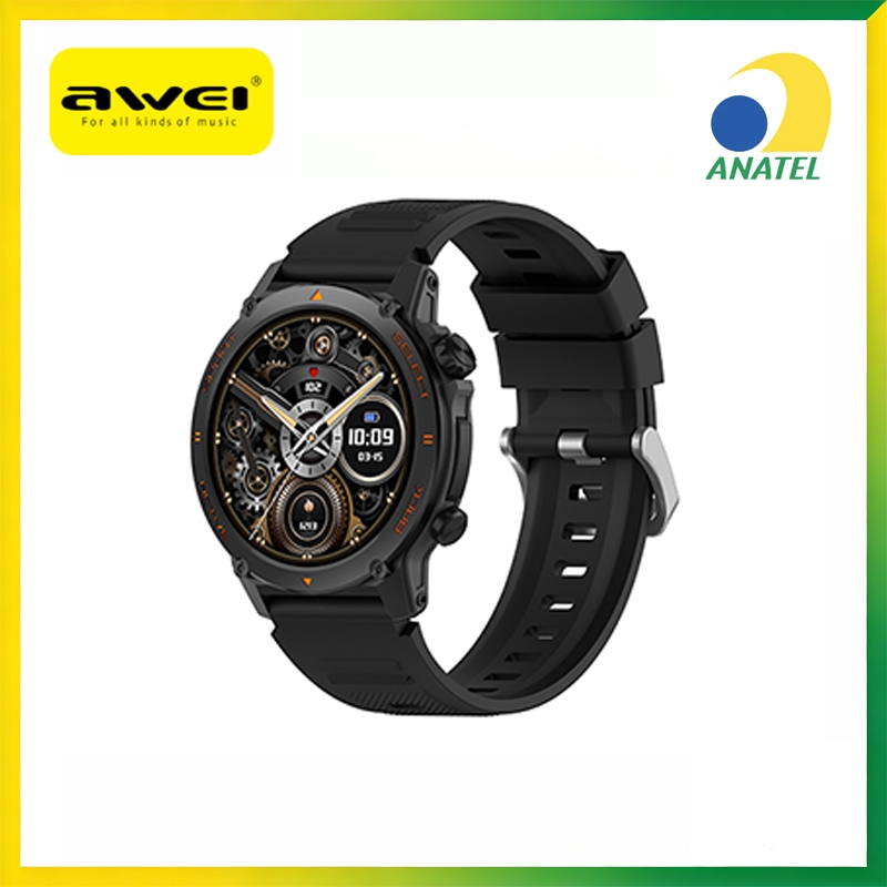 Smartwatch Awei H52 Faz Chamadas Tela AMOLED 1.43