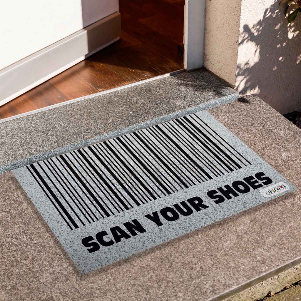 Tapete Capacho Scan Your Shoes - CA 000753
