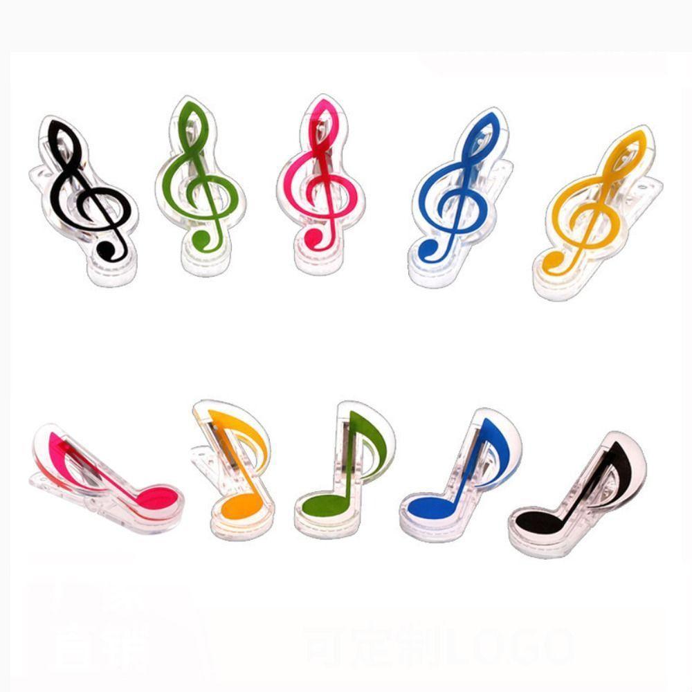 Clipe De Partitura Musical   , Papel Para Livro Nota De Folha , Mini Suporte De Música Colorido