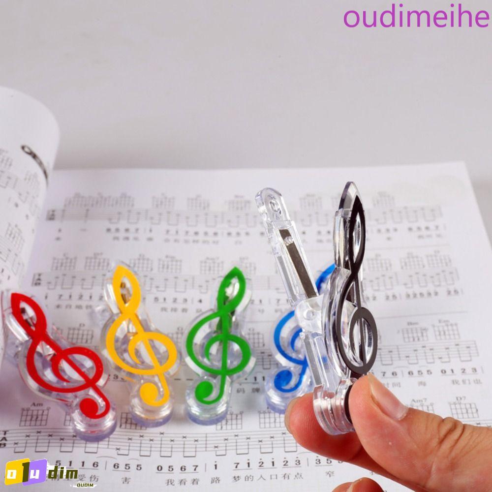 Clipe De Partitura Musical OUDIMEIHE , Folha De Livro Nota , Mini Colorido Engraçado