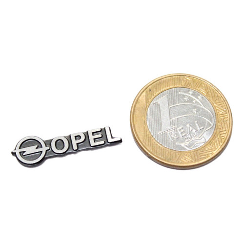Mini Emblema Opel Gm Cruze Onix Tracker Equinox Astra Vectra Prateado
