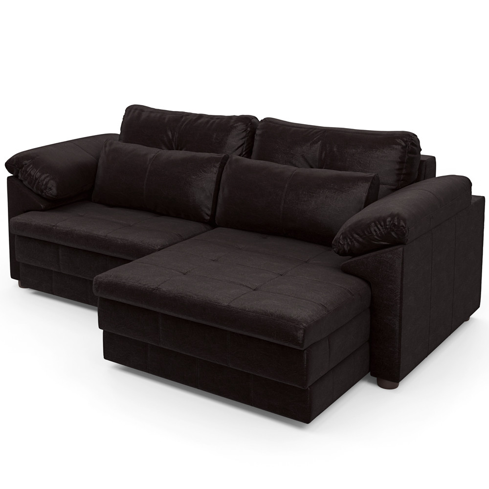 Sofá Retrátil Para Sala de Estar 2 Lugares 175cm Riza S03 Couro Vinho - Lyam Decor
