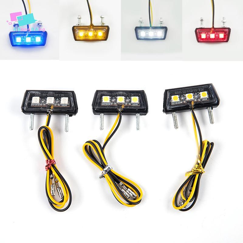 Abongbanghn 12V Placa De Licença De Motocicleta LED Luz À Prova D'água Agradável