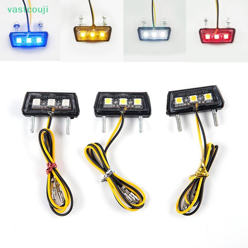 Vastcouji 12V Placa De Licença De Motocicleta LED Luz À Prova D'água br
