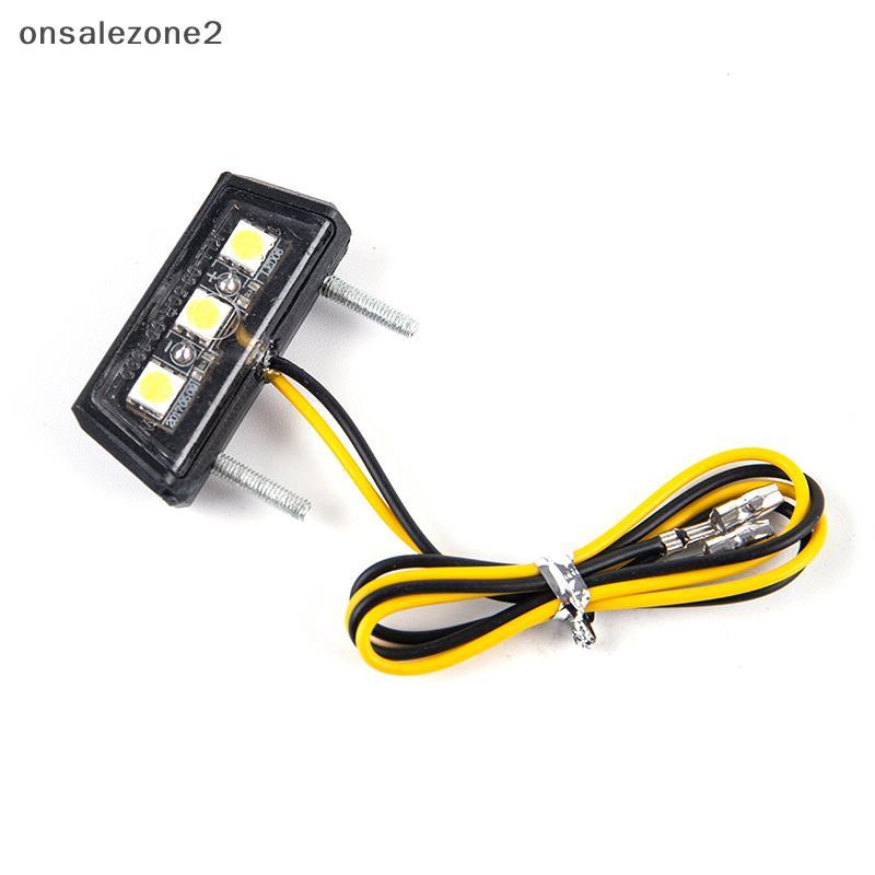 ONS 12V Placa De Motocicleta LED Luz À Prova D'água De Licença BR