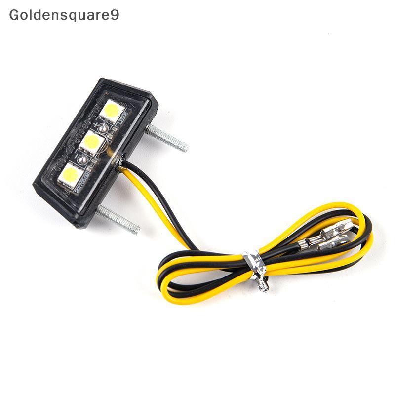 goldensquare9 12V Placa De Motocicleta LED Luz À Prova D'água De Licença BR