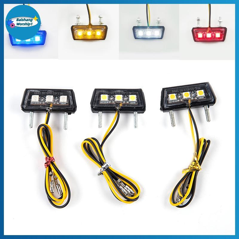 Placa De Licença De Motocicleta BB 12V LED Luz À Prova D'água BR
