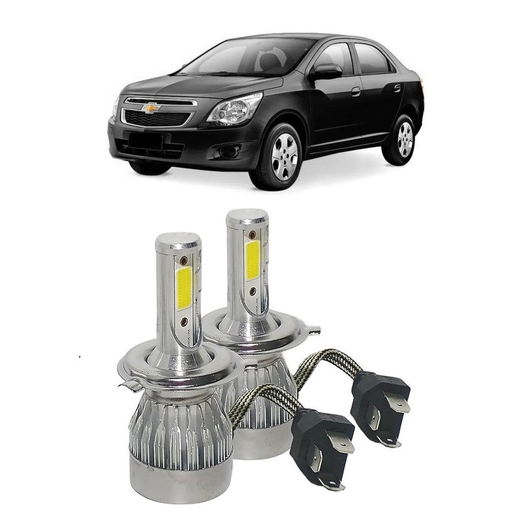 Par Lampada Super LED Farol Cobalt 2011 2012 2013 2014 2015 2016 6000k H4