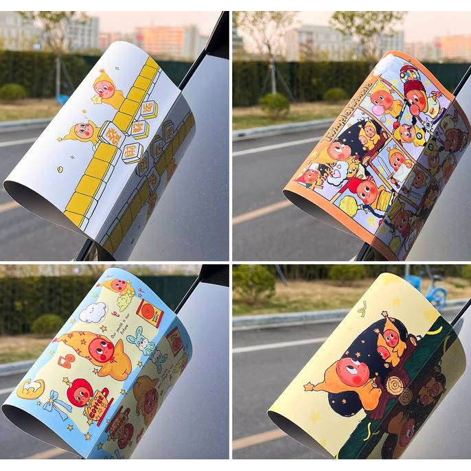 Car Washed Mark Label Decorative Sticker Creative Waterproof Stereo Sticker Fashion Personalization Body Stickers mo01