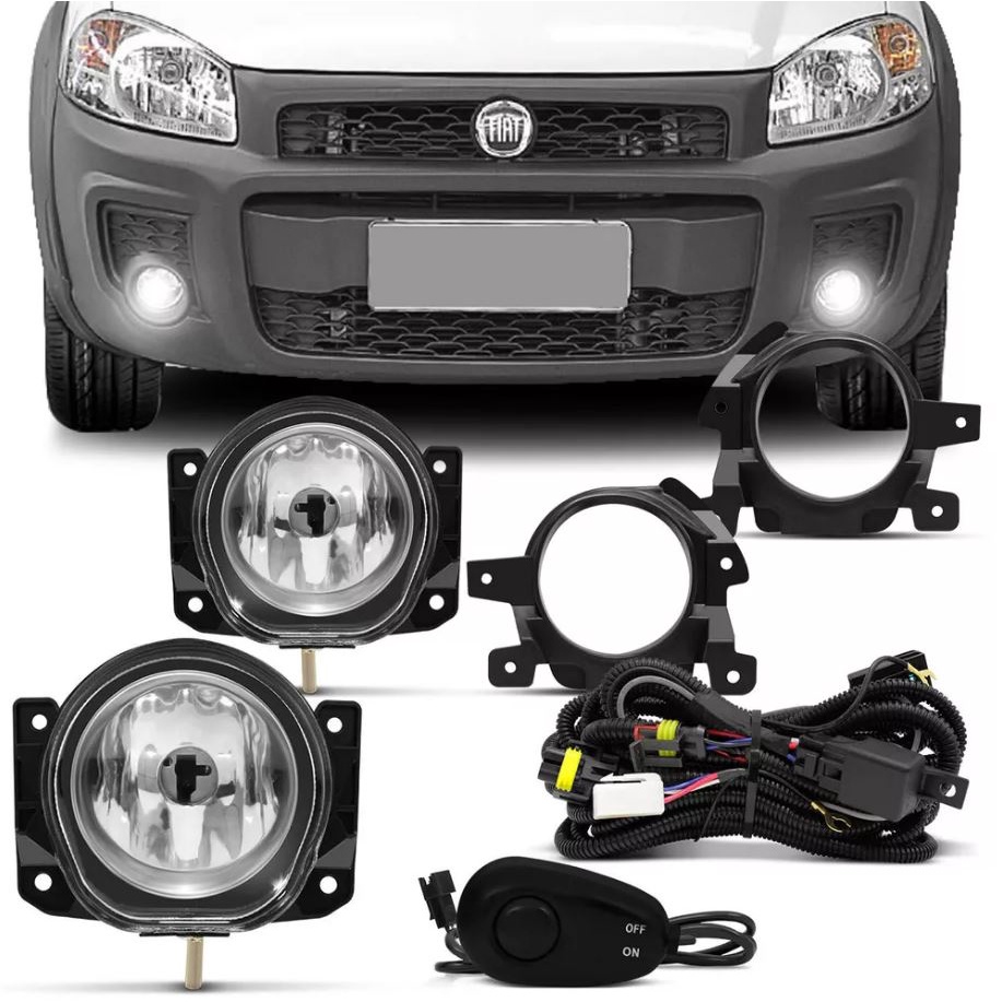 Kit farol auxiliar Milha Strada Working 2014 em diante Bmu SL-091410U