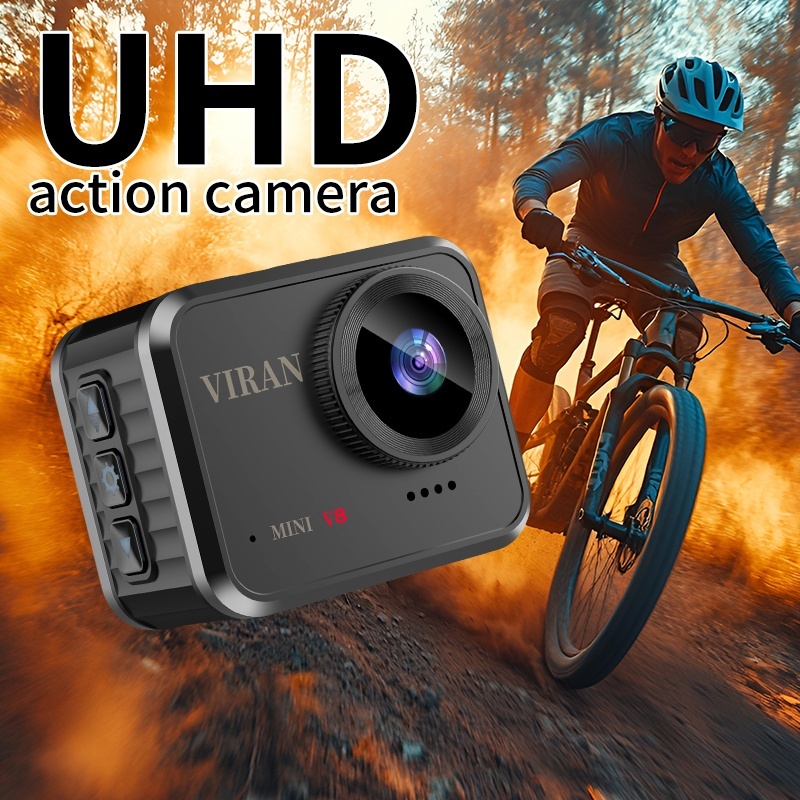 Câmera De Ação 1080P IP67 Esportiva À Prova D'água Mini WiFi Dash Cam 145 ° Tela IPS Grande Angular De 1.54 