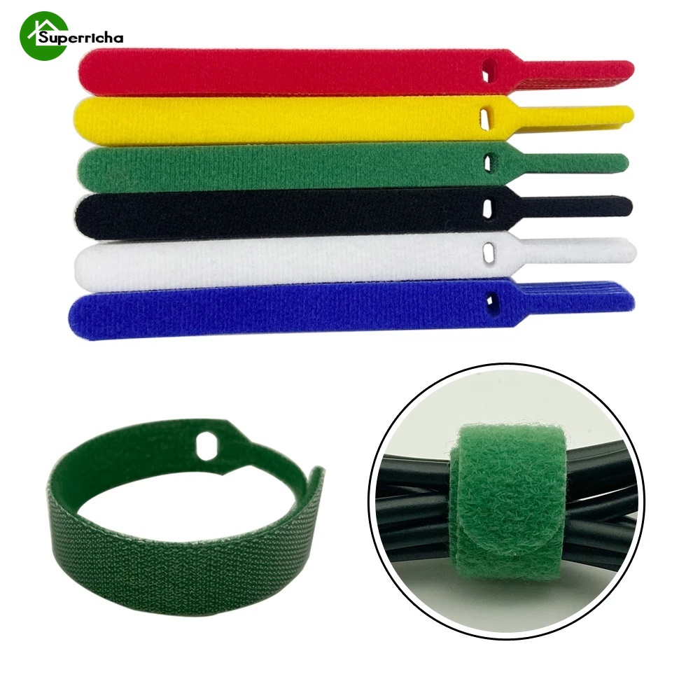 [Quente] [Destaque] Abraçadeira De Nylon Autoadesiva/Ganchos Fortes Reutilizáveis Loops Cabo/Fita De Tiras De Fixação/Ac