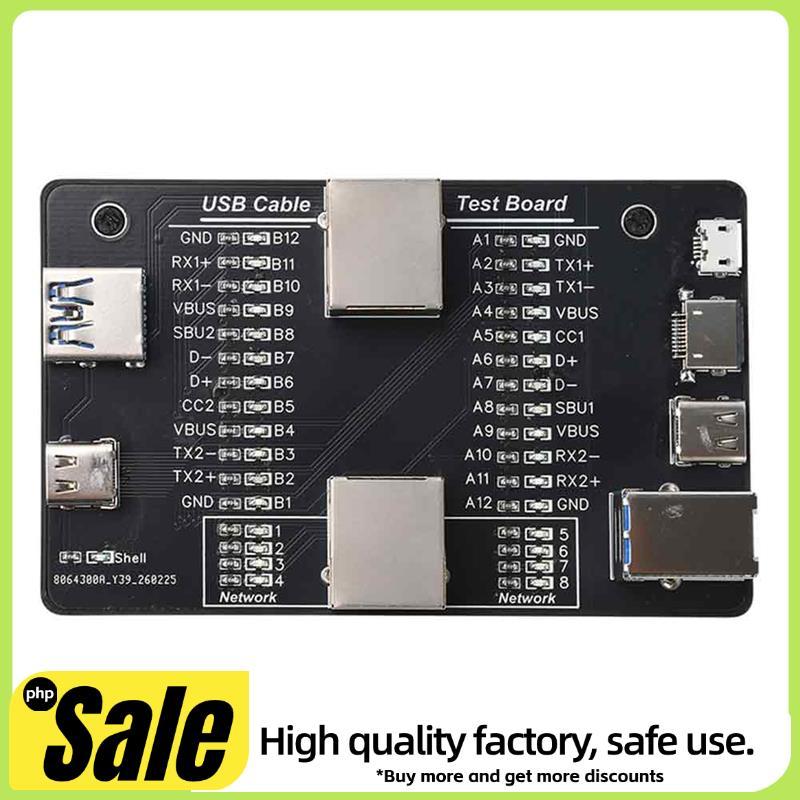 Testador De Cabo USB Multifuncional USB3.0/3.1/3.2 Tipo-C 24 Pinos Detector Suporte Micro-B RJ45 Ferramenta De Teste