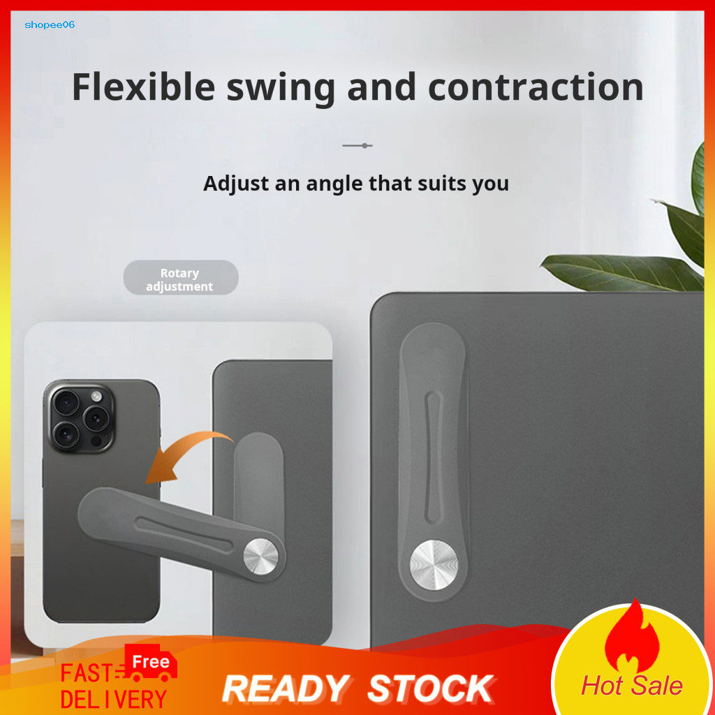 Expansion Bracket for Laptop Desktop Monitor Side Mount Magnetic Phone Holder – Strong Adhesion Dual-screen Interactio
